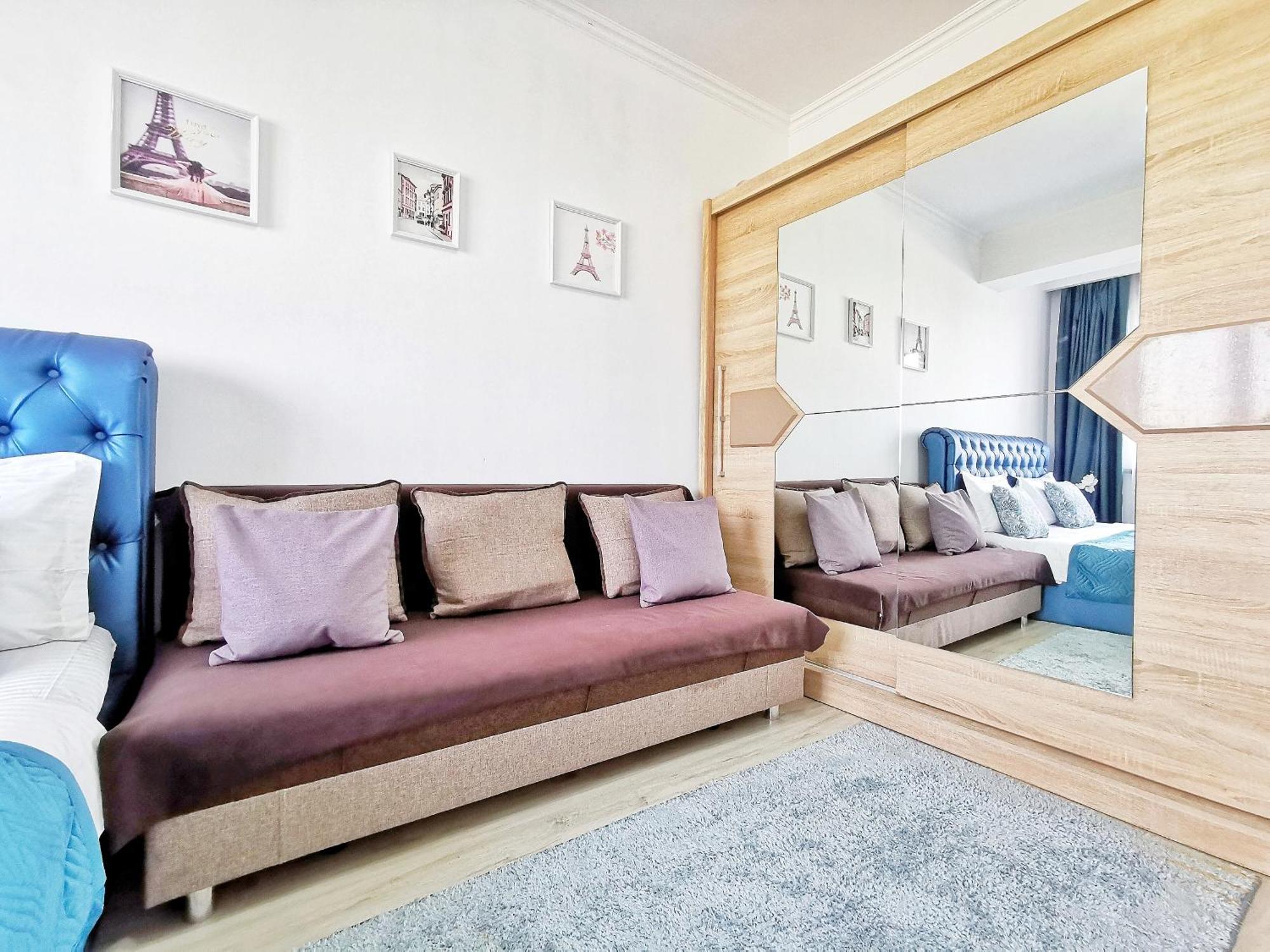 Appartments " Zhetysu-4" 阿拉木图 外观 照片