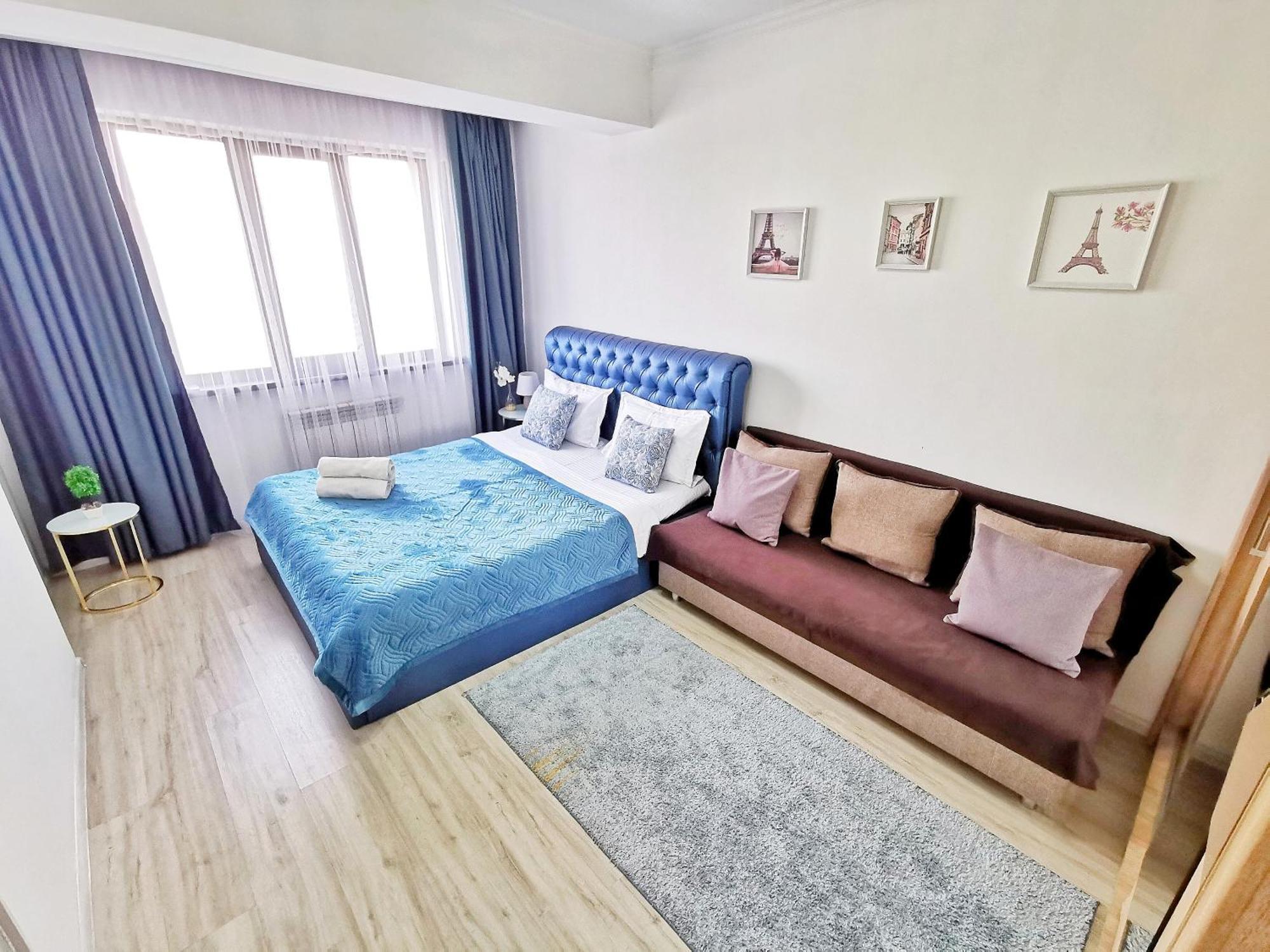 Appartments " Zhetysu-4" 阿拉木图 外观 照片