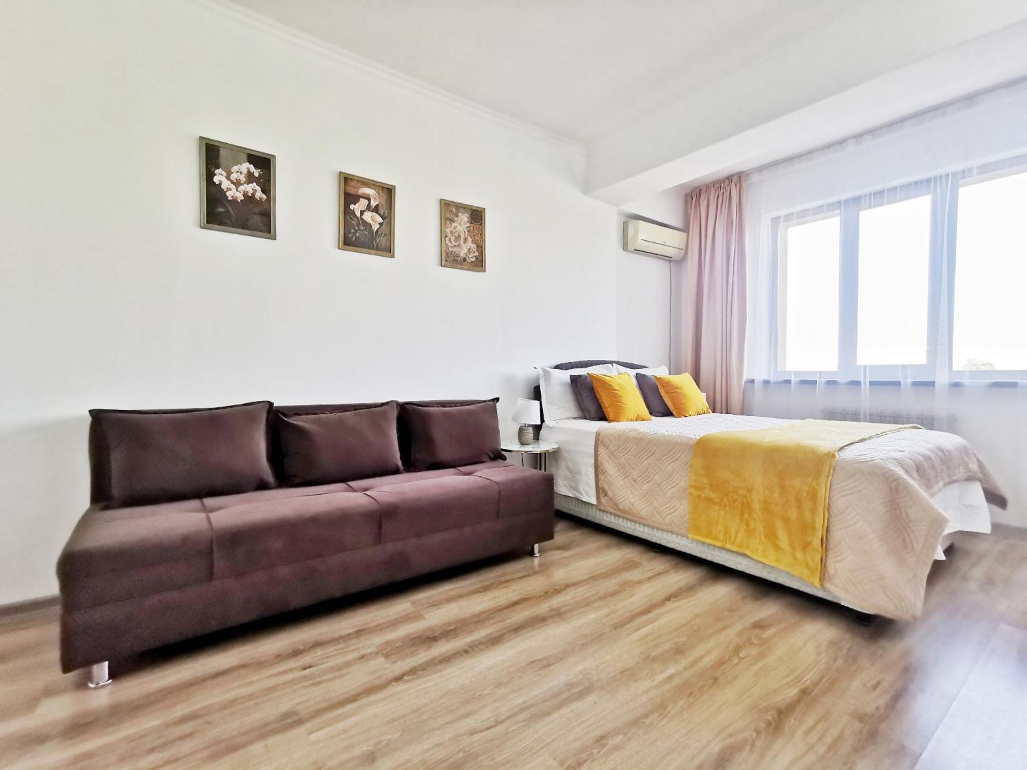 Appartments " Zhetysu-4" 阿拉木图 外观 照片
