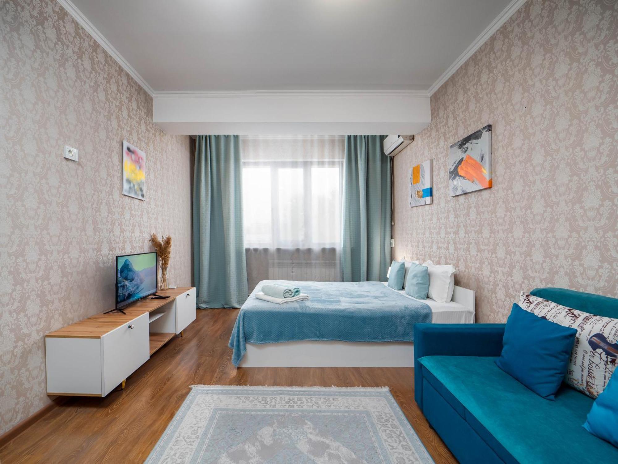 Appartments " Zhetysu-4" 阿拉木图 外观 照片