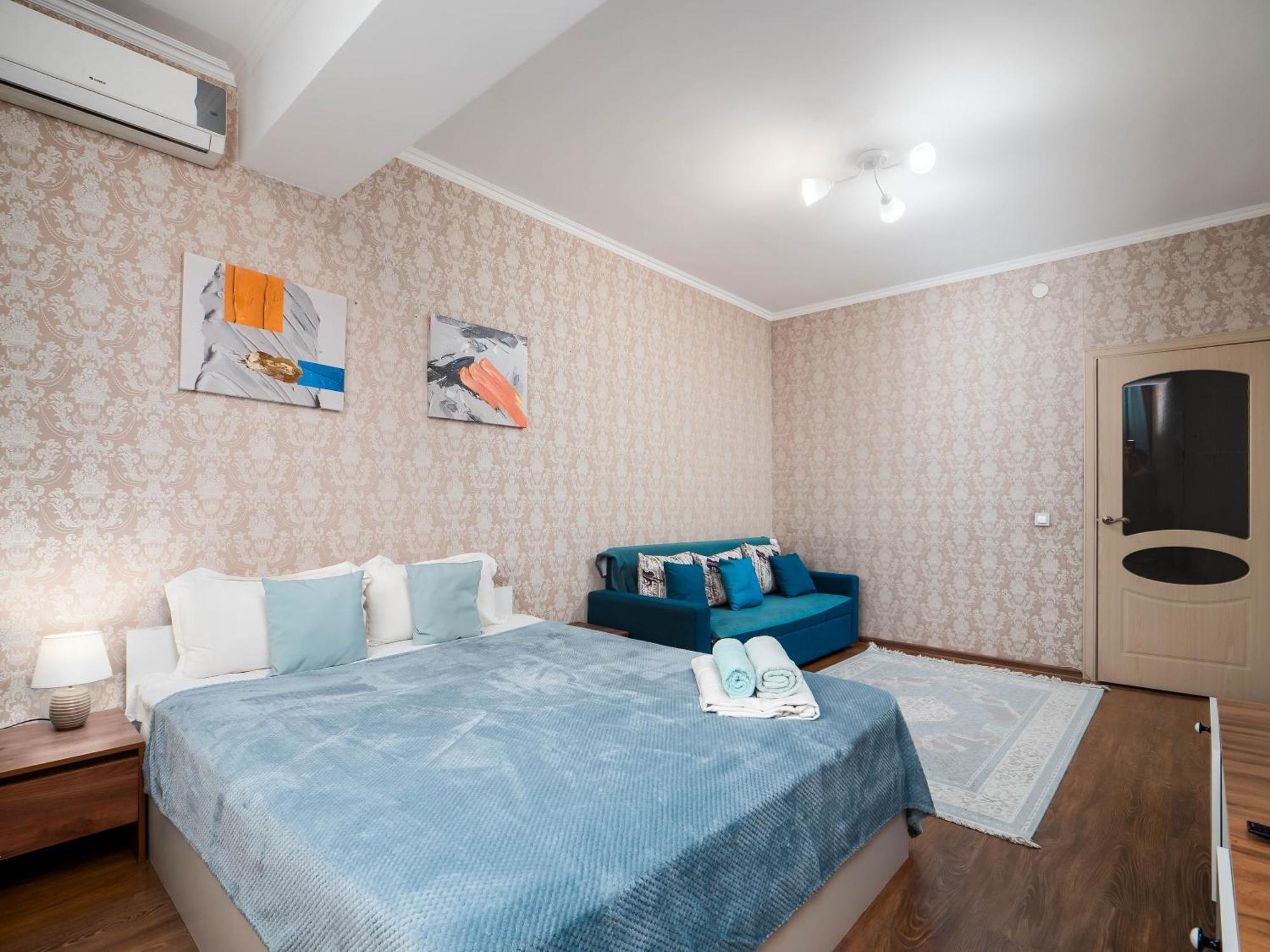 Appartments " Zhetysu-4" 阿拉木图 外观 照片