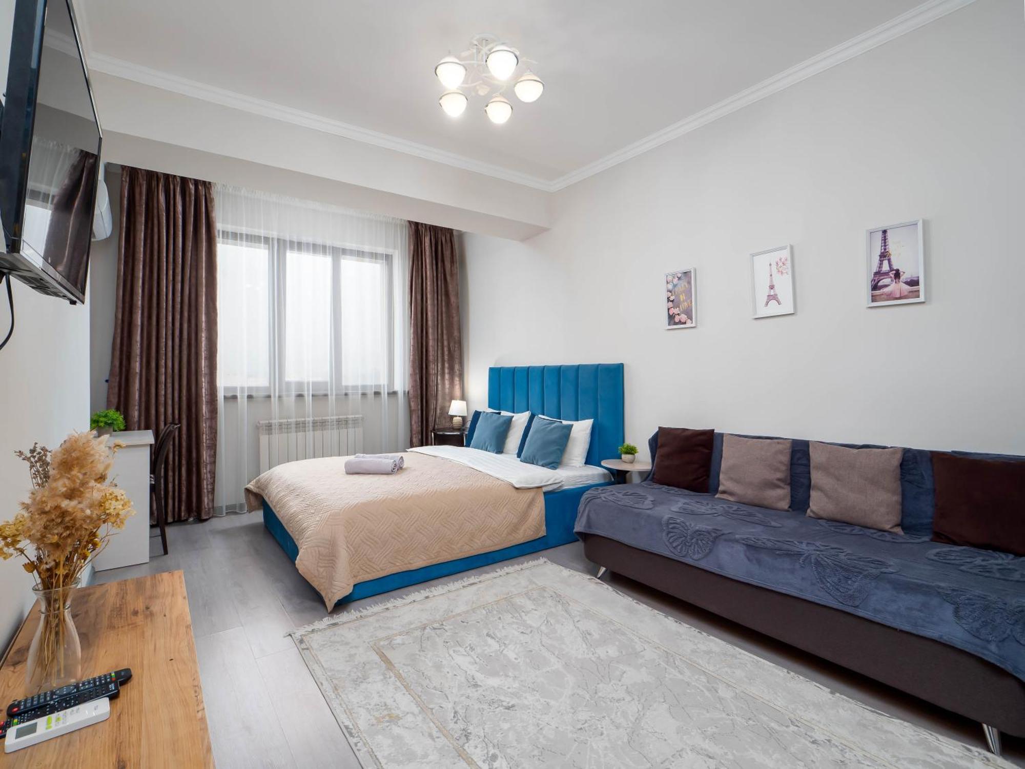 Appartments " Zhetysu-4" 阿拉木图 外观 照片